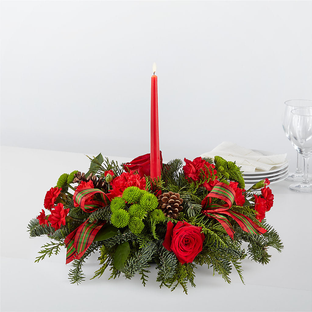 By the Candlelight Centerpiece – DAISY'S FLOWER SHOP, Hemet CA