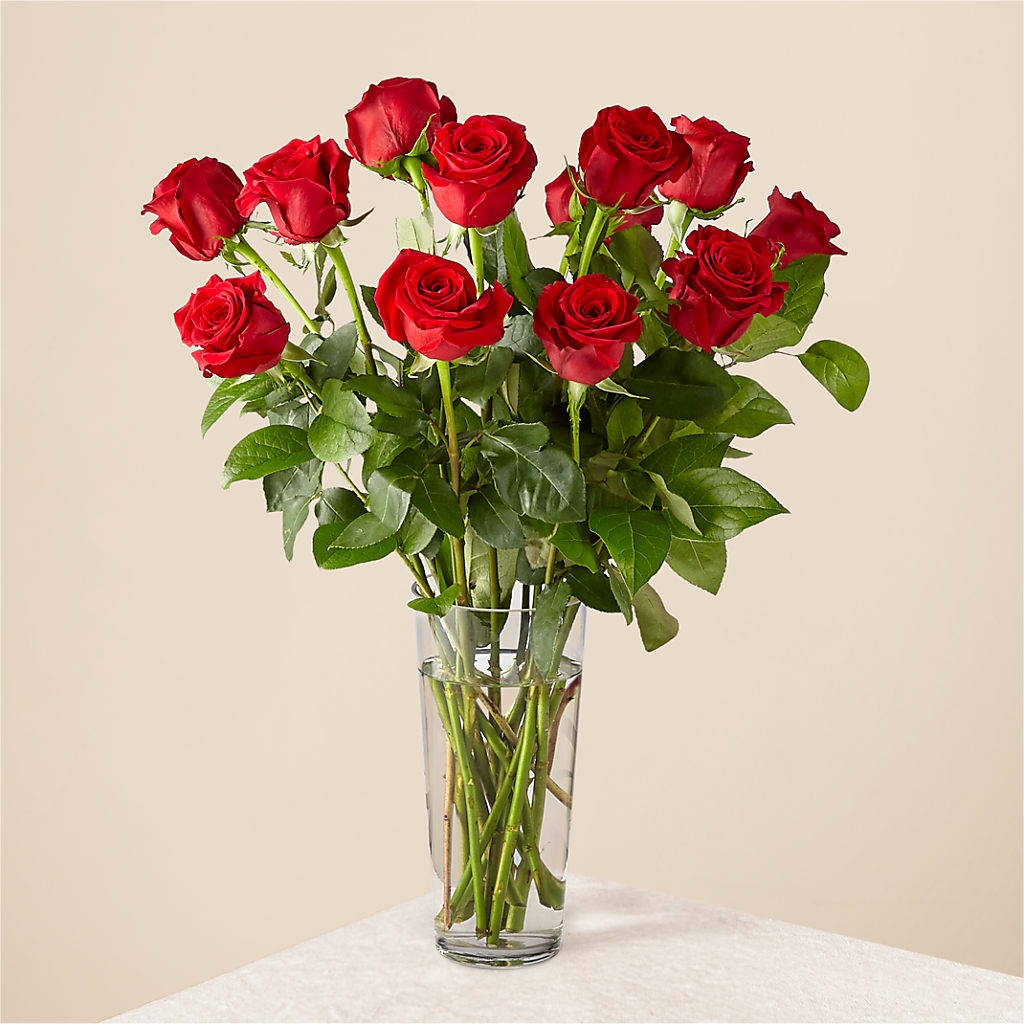 Long Stem Red Rose Bouquet – DAISY'S FLOWER SHOP, Hemet CA