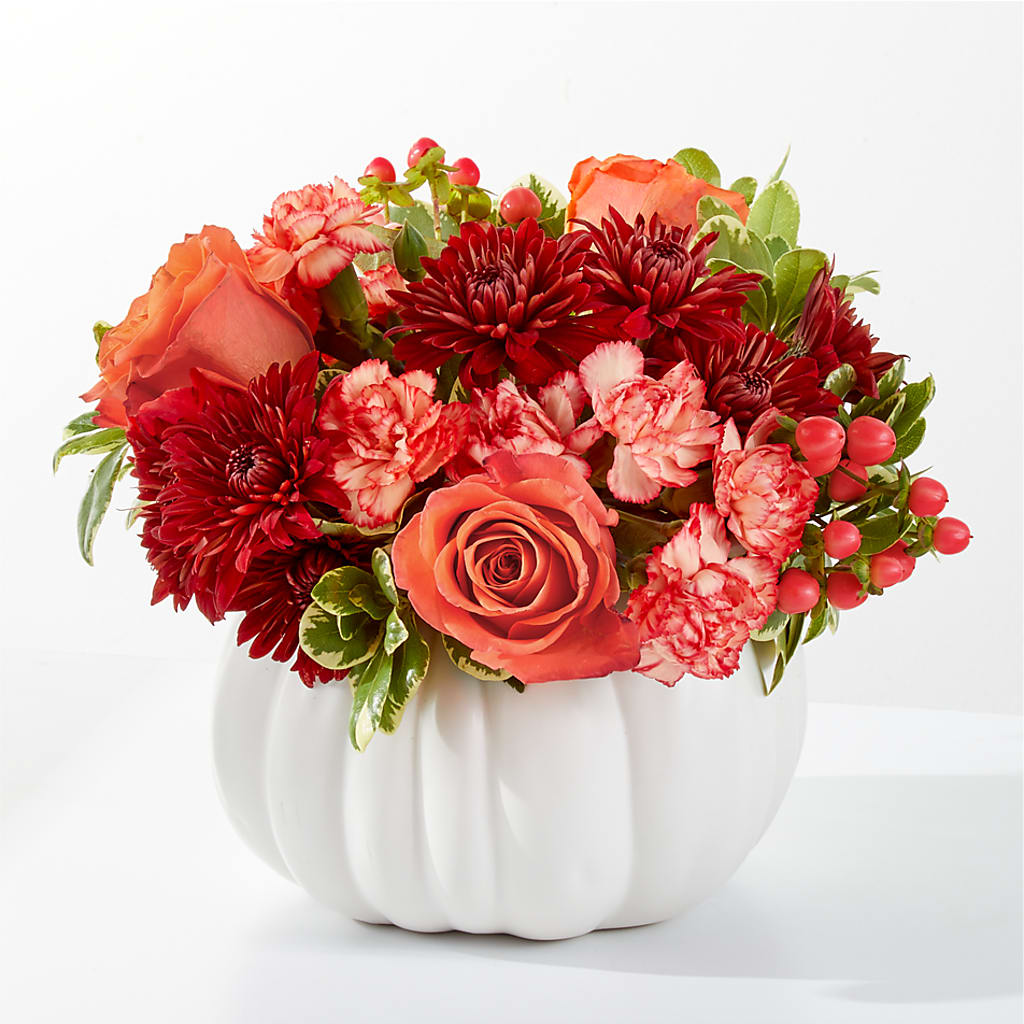 Autumn Air Pumpkin Bouquet – DAISY'S FLOWER SHOP, Hemet CA