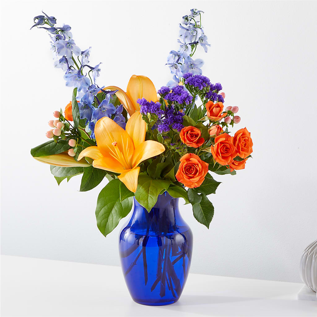 Radiant Citrus Bouquet – DAISY'S FLOWER SHOP, Hemet CA