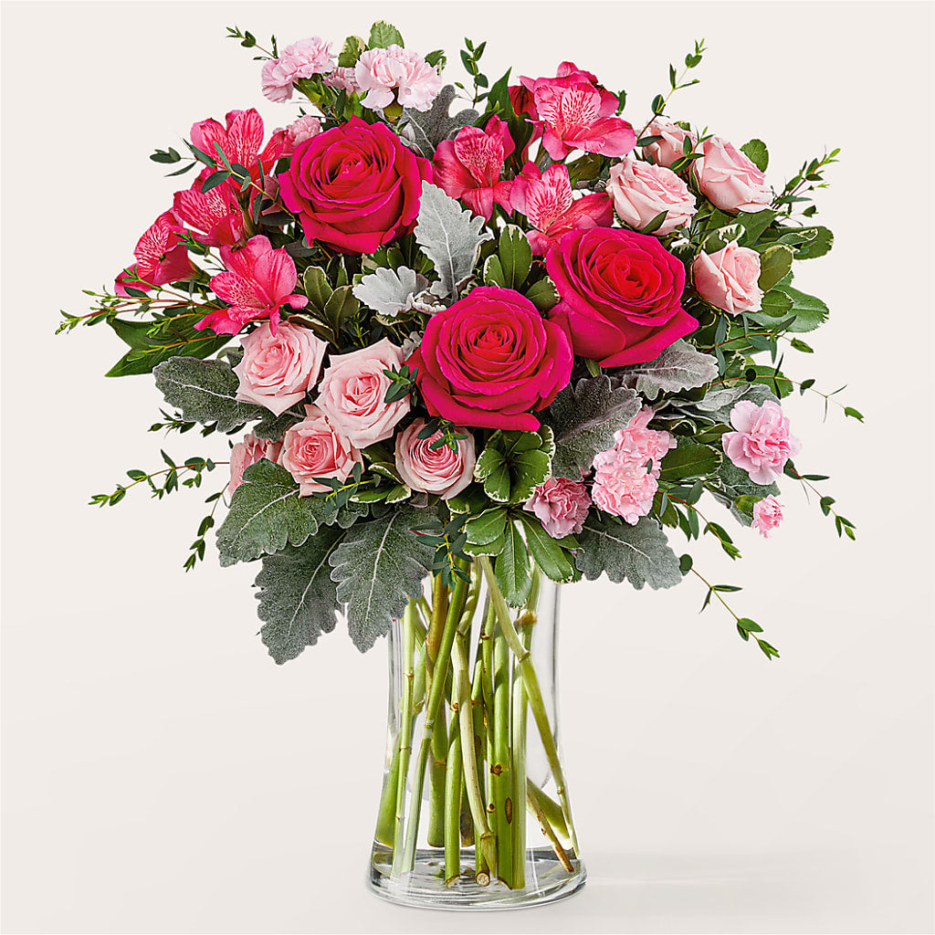 Tickled Pink Bouquet – DAISY'S FLOWER SHOP, Hemet CA