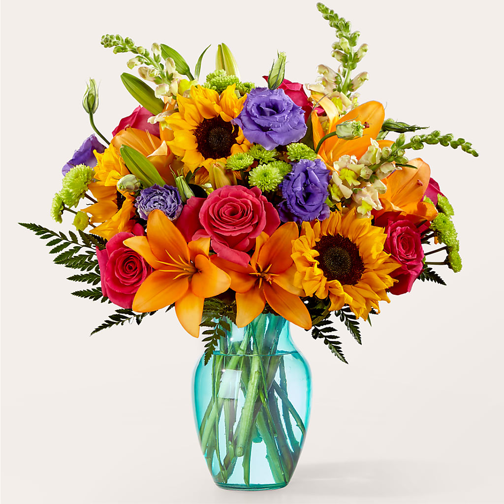 Double Rainbow Bouquet – DAISY'S FLOWER SHOP, Hemet CA