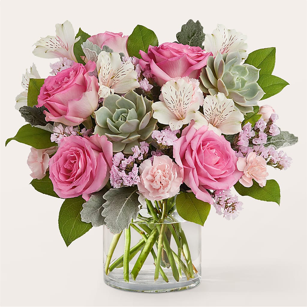Dusty Rose Bouquet – DAISY'S FLOWER SHOP, Hemet CA
