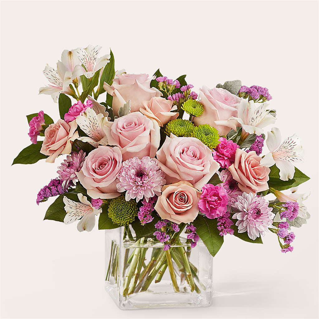 Pink Suede Bouquet – DAISY'S FLOWER SHOP, Hemet CA