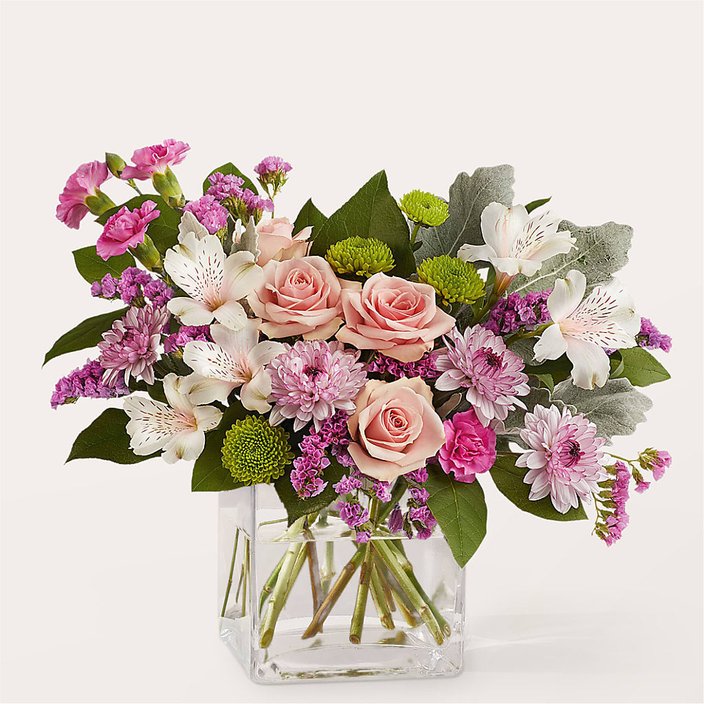 Pink Suede Bouquet – DAISY'S FLOWER SHOP, Hemet CA