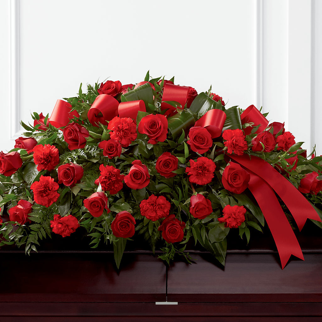Tribute of Life Casket Spray – DAISY'S FLOWER SHOP, Hemet CA
