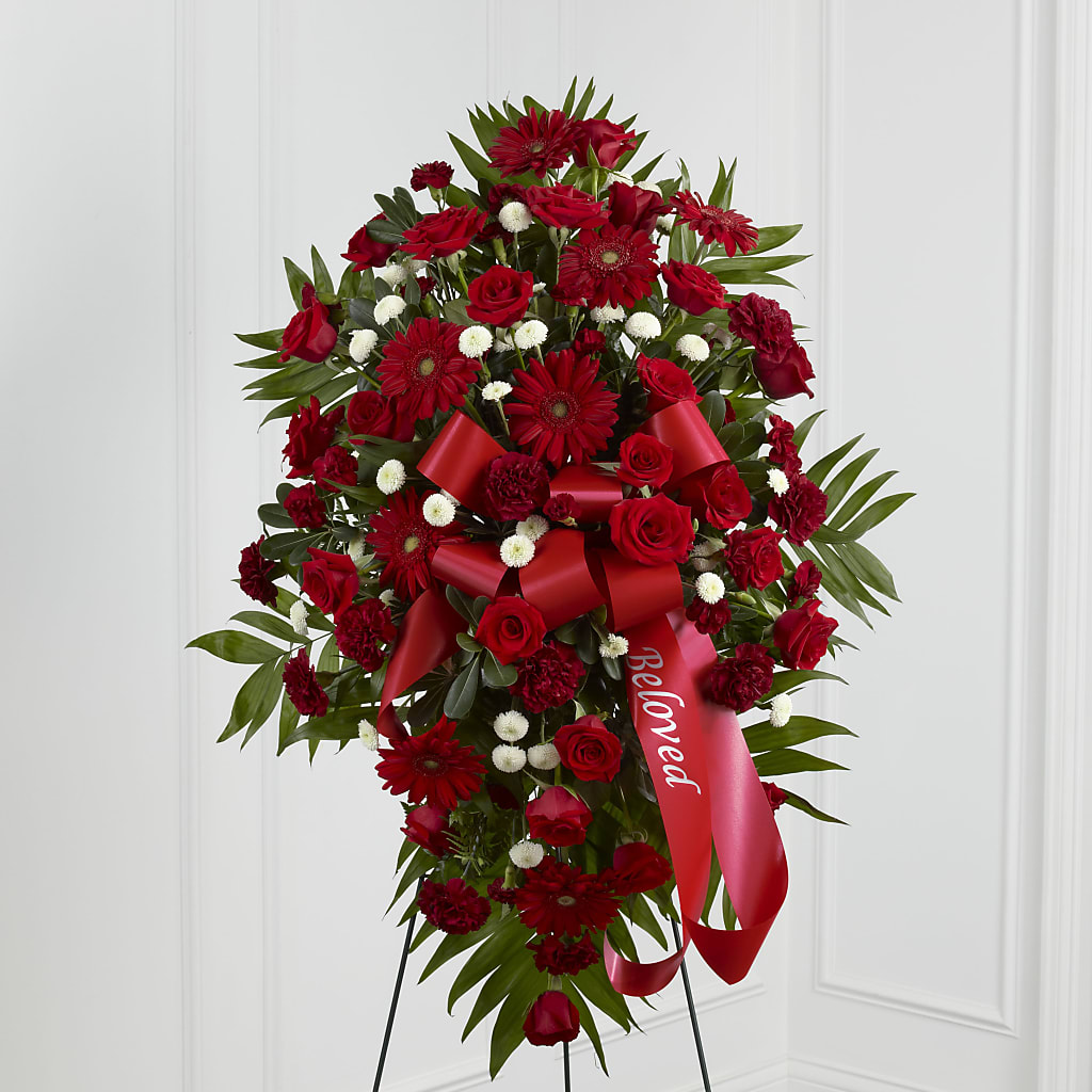 Treasured Memories Standing Spray – DAISY'S FLOWER SHOP, Hemet CA