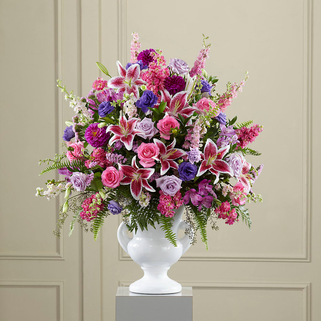 Peaceful Tribute Arrangement – DAISY'S FLOWER SHOP, Hemet CA