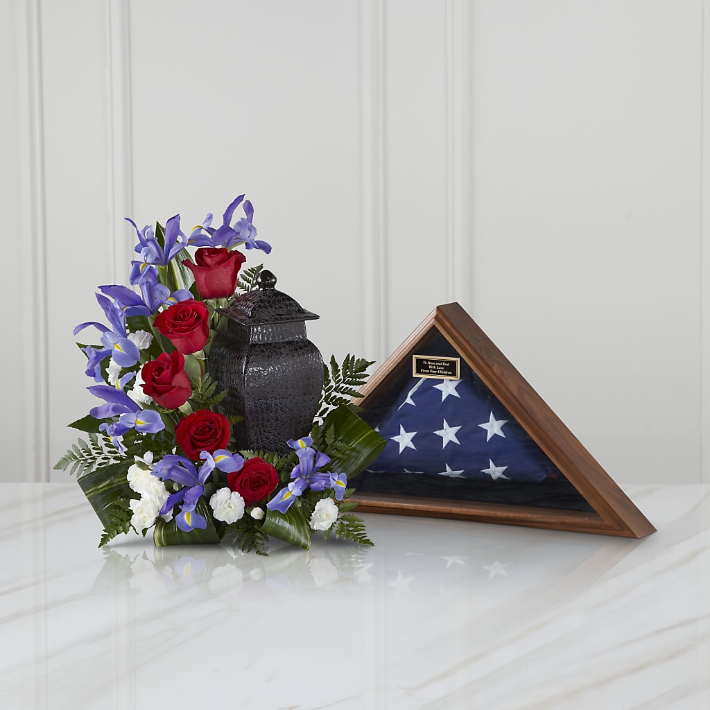 Patriotic Tribute Arrangement – DAISY'S FLOWER SHOP, Hemet CA