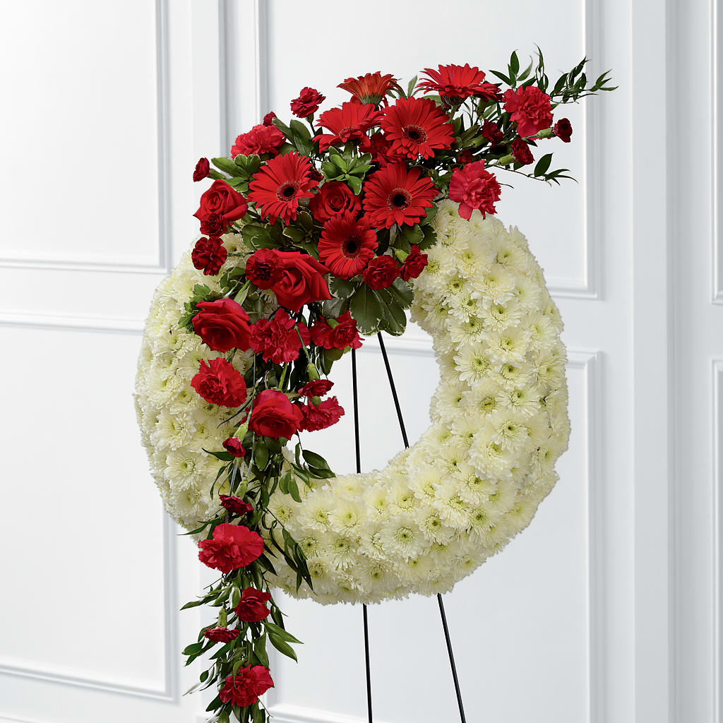 Graceful Tribute Wreath – DAISY'S FLOWER SHOP, Hemet CA