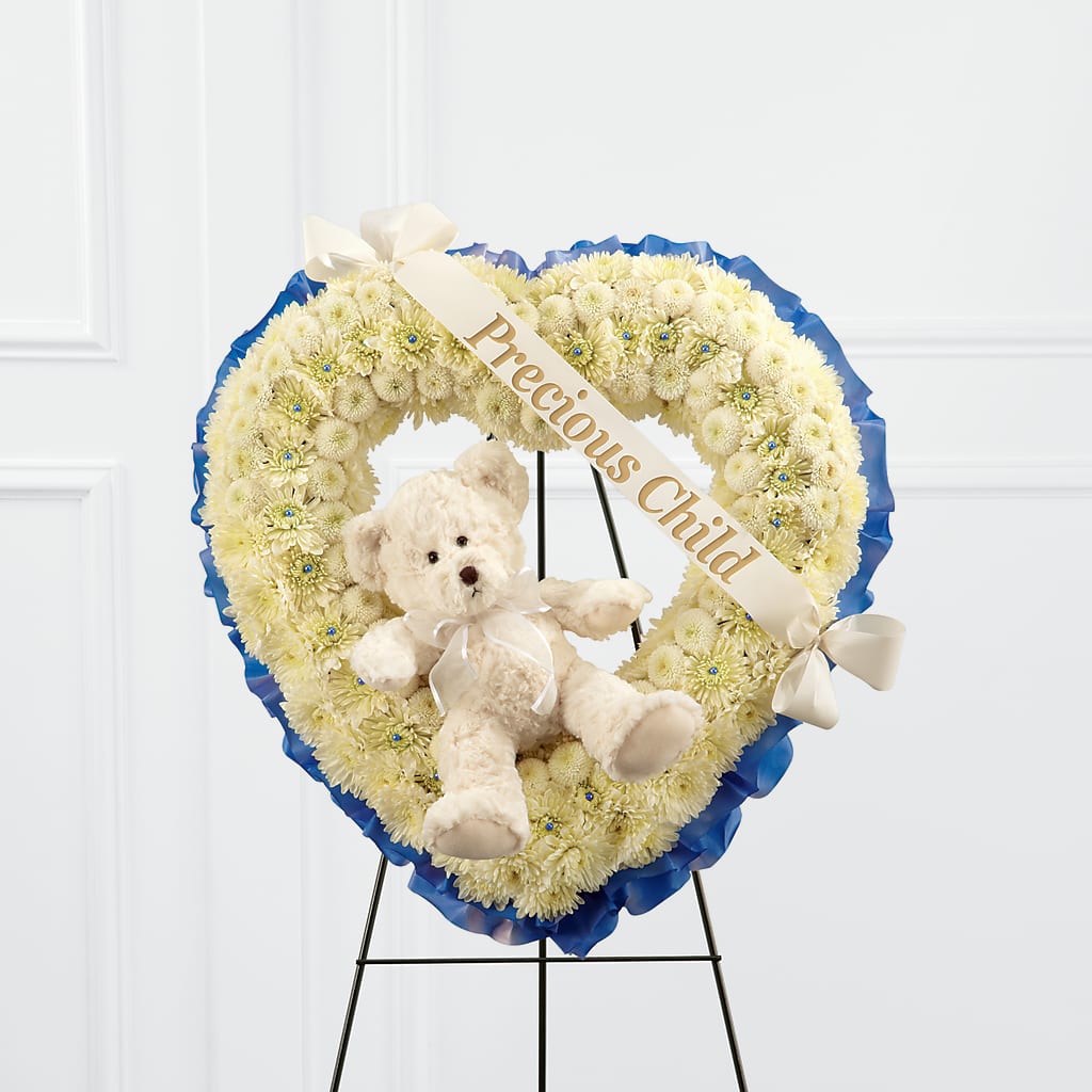 Precious Child Standing Heart – DAISY'S FLOWER SHOP, Hemet CA