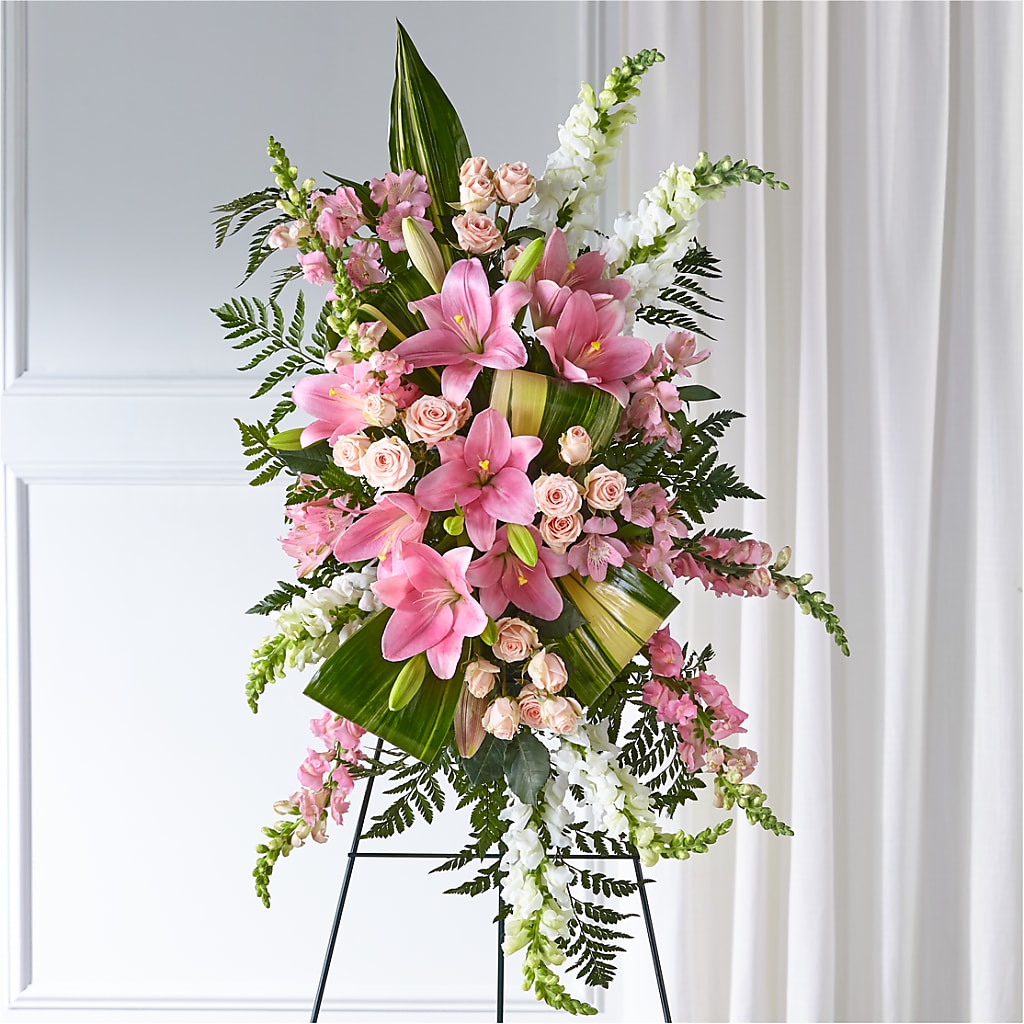 Elegant Embrace Standing Spray – DAISY'S FLOWER SHOP, Hemet CA