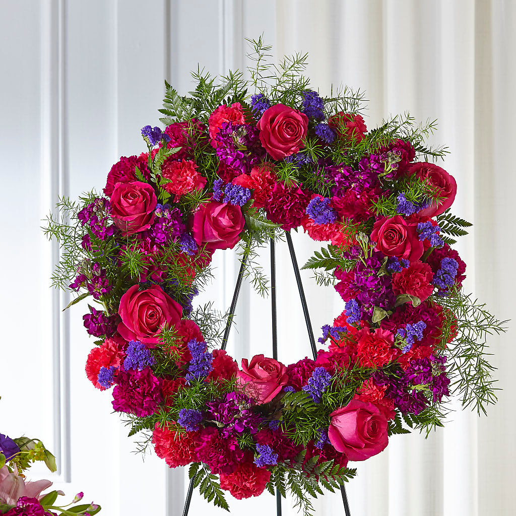 Calming Colors Wreath – DAISY'S FLOWER SHOP, Hemet CA