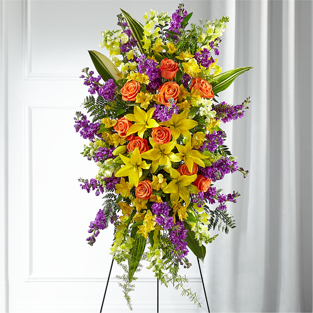 Thoughtful Prayers Standing Spray – DAISY'S FLOWER SHOP, Hemet CA