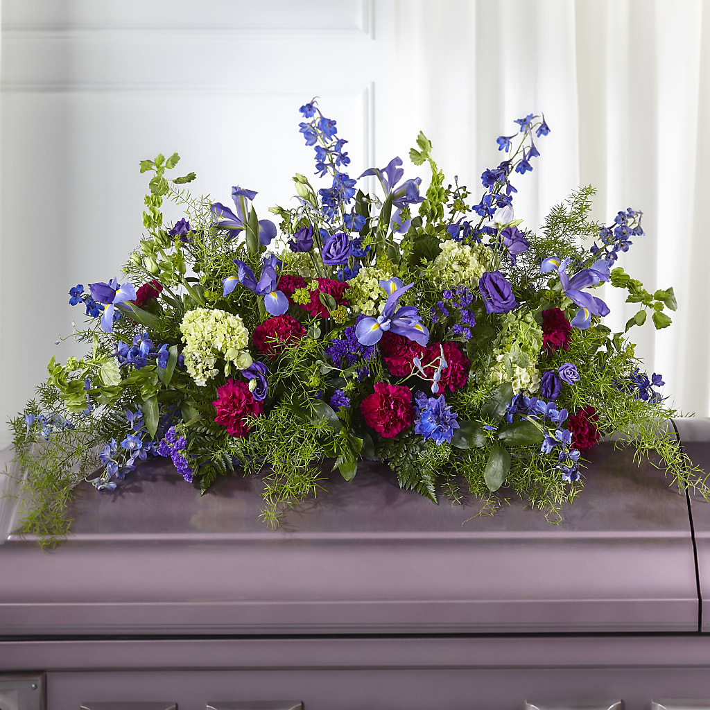 Always Treasured Casket Spray – DAISY'S FLOWER SHOP, Hemet CA