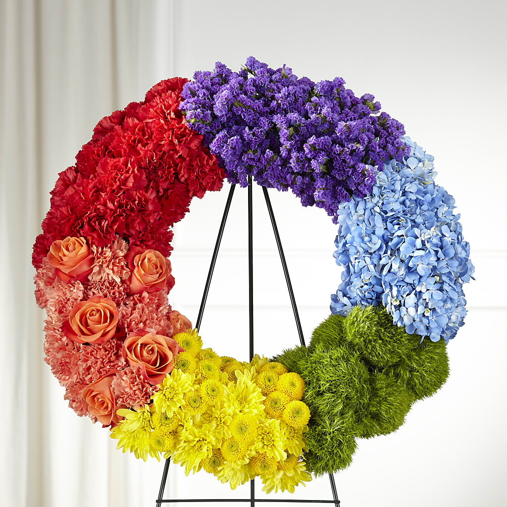 Circle of Love Wreath – DAISY'S FLOWER SHOP, Hemet CA