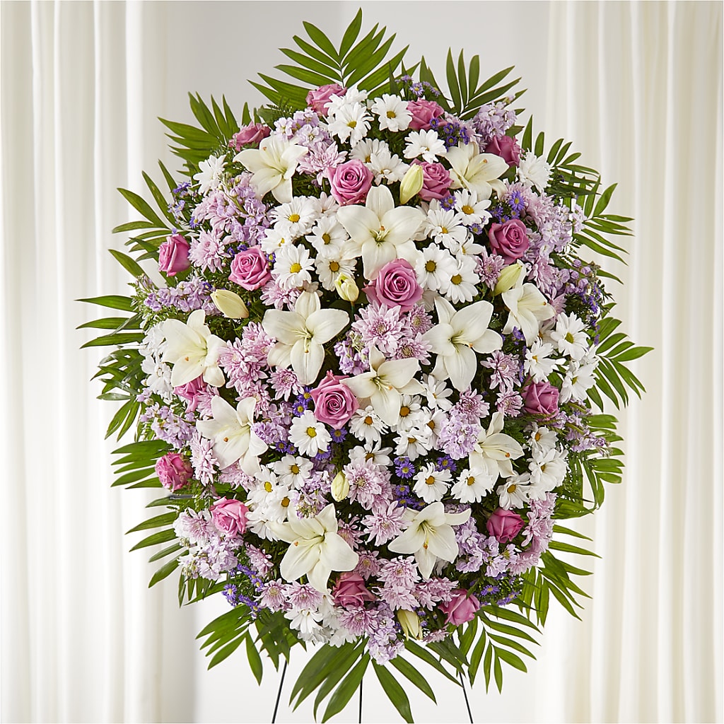 Surrounded by Love Standing Spray – DAISY'S FLOWER SHOP, Hemet CA