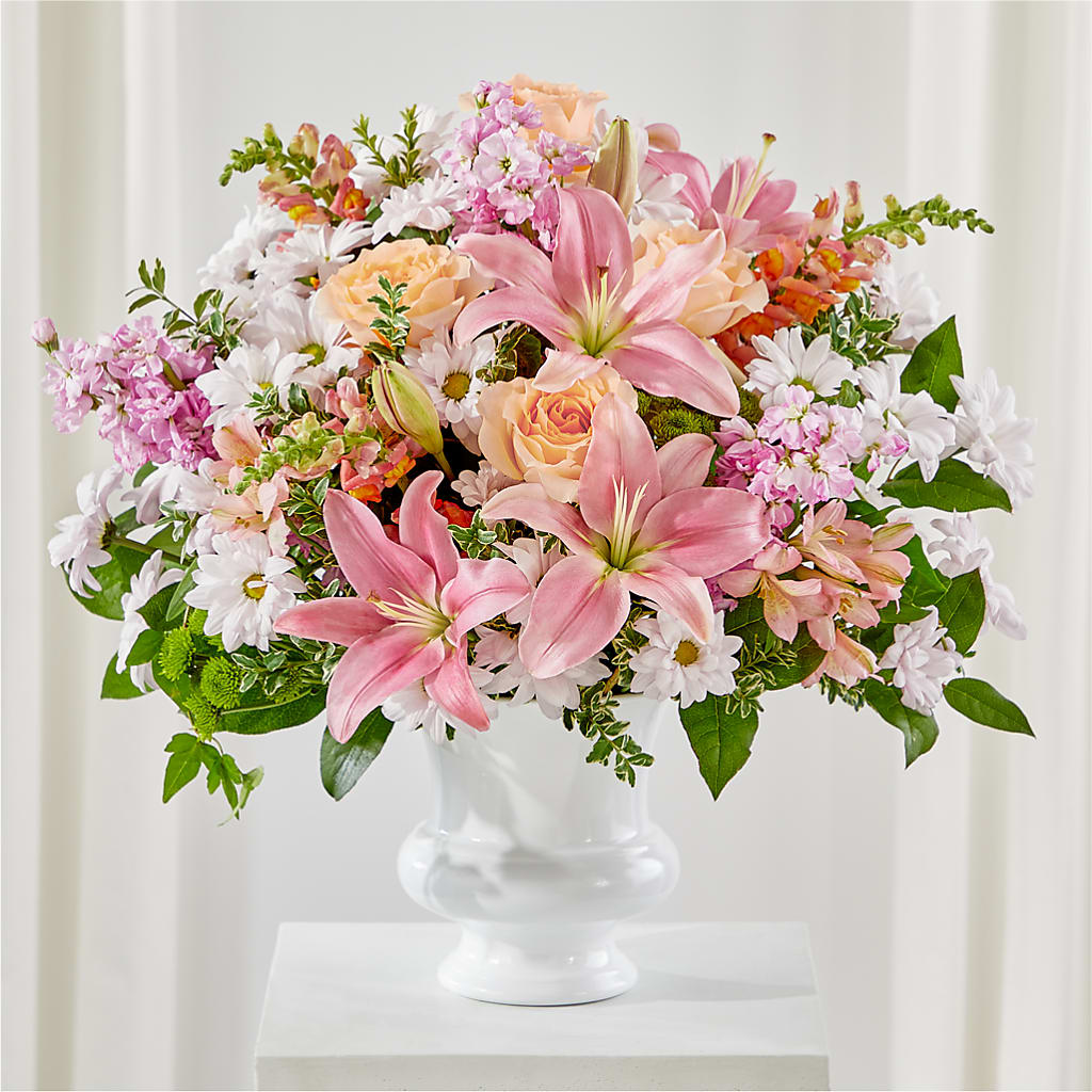 Heartfelt Gesture Urn Arrangement – DAISY'S FLOWER SHOP, Hemet CA