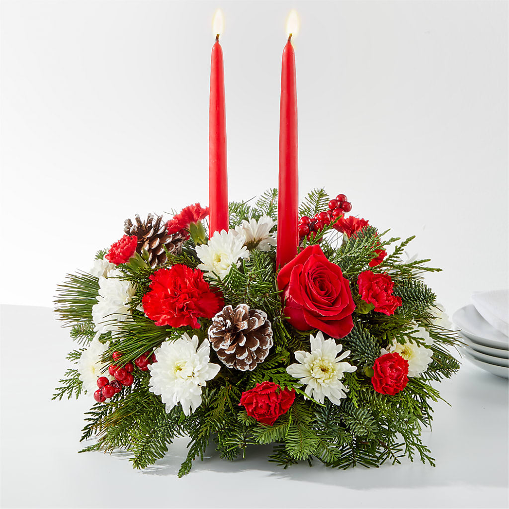 Holiday Soiree Centerpiece – DAISY'S FLOWER SHOP, Hemet CA