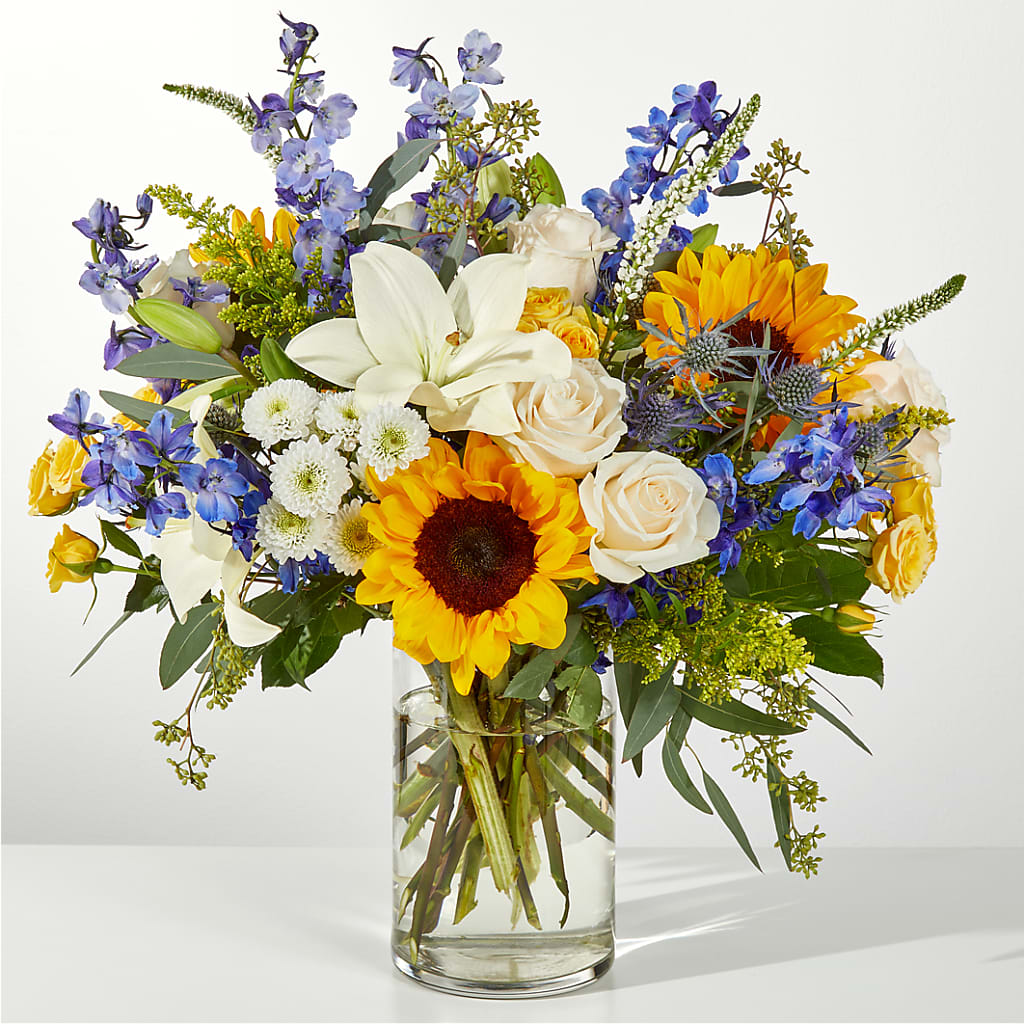 Wonderfully Sunny Bouquet – DAISY'S FLOWER SHOP, Hemet CA