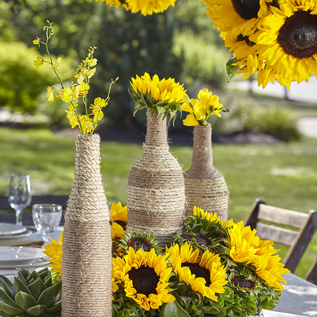 Sublime Garden Centerpiece – DAISY'S FLOWER SHOP, Hemet CA