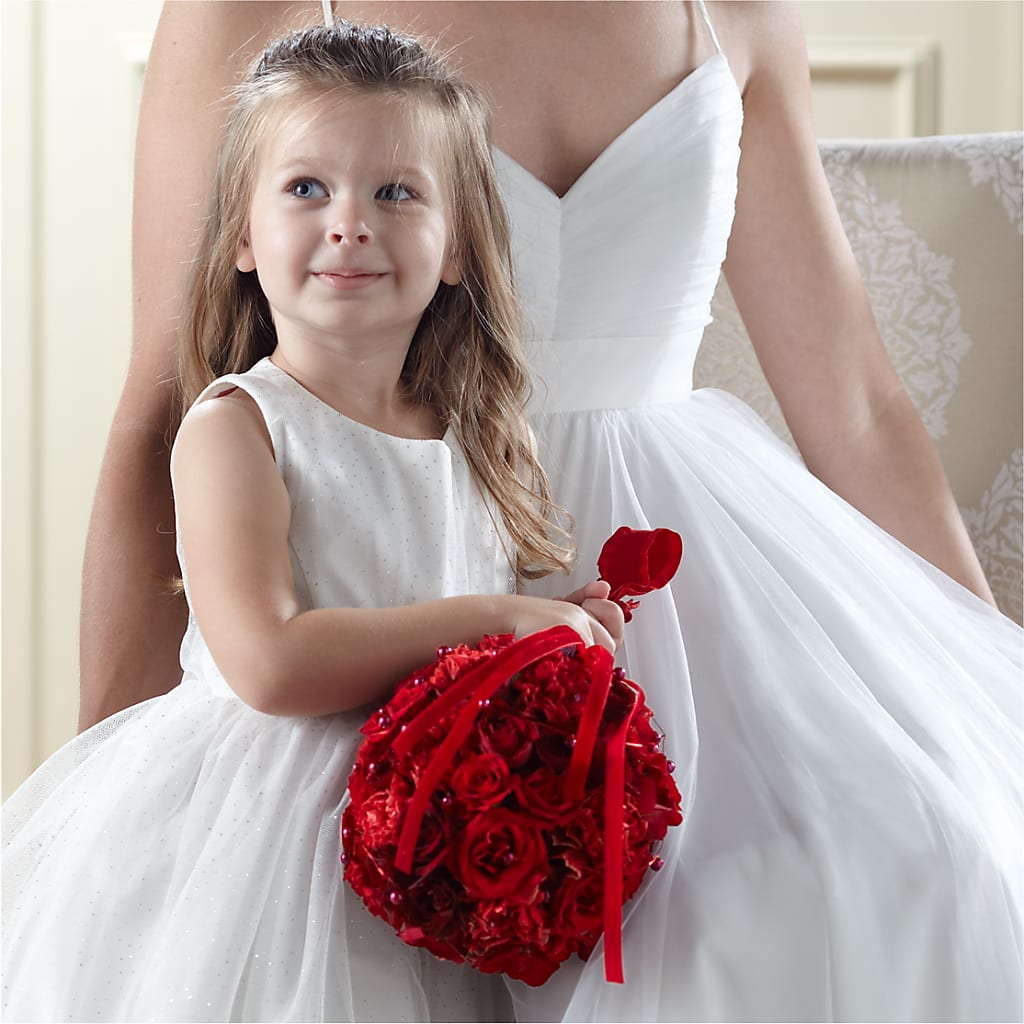 Pure at Heart Flower Girl Arrangement – DAISY'S FLOWER SHOP, Hemet CA