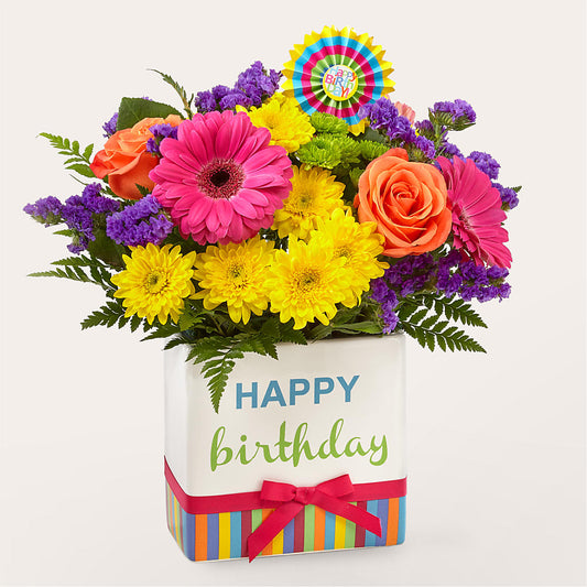 Birthday Brights Bouquet – DAISY'S FLOWER SHOP, Hemet CA