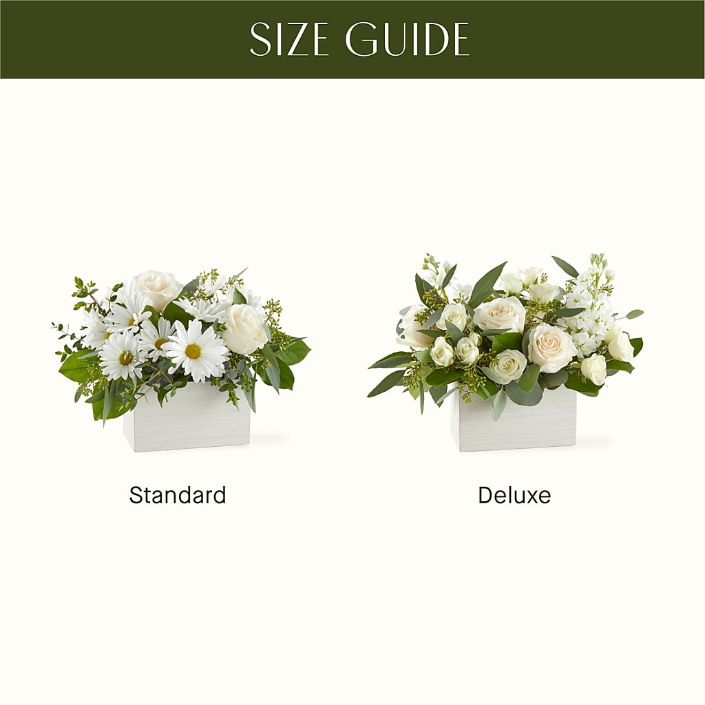 Fresh Linen Box Bouquet – DAISY'S FLOWER SHOP, Hemet CA