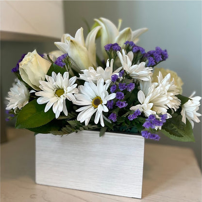 Beyond Blue Box Bouquet – DAISY'S FLOWER SHOP, Hemet CA