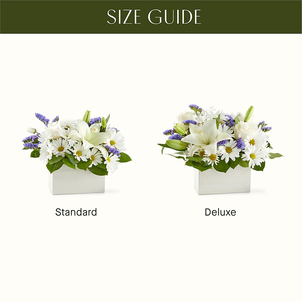 Beyond Blue Box Bouquet – DAISY'S FLOWER SHOP, Hemet CA