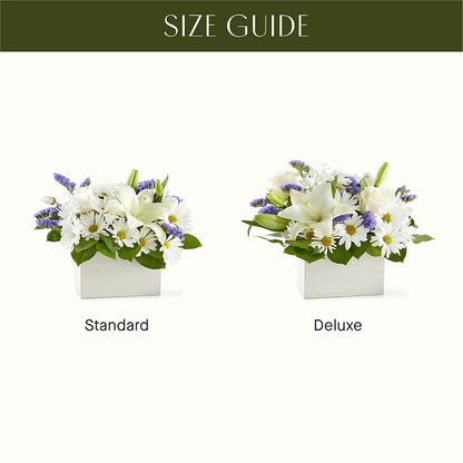 Beyond Blue Box Bouquet – DAISY'S FLOWER SHOP, Hemet CA