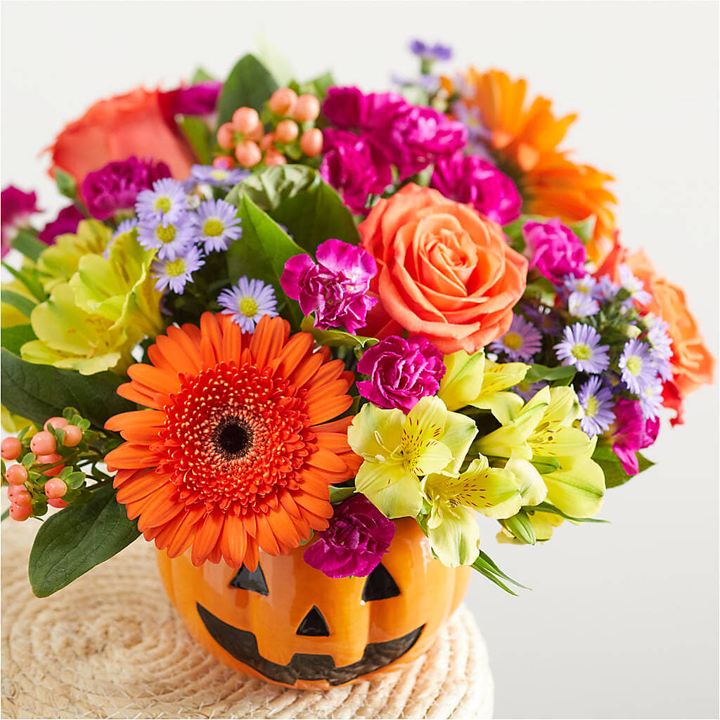 Tricks & Treats Pumpkin – DAISY'S FLOWER SHOP, Hemet CA