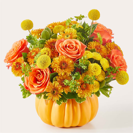 Gourdgeous Pumpkin – DAISY'S FLOWER SHOP, Hemet CA