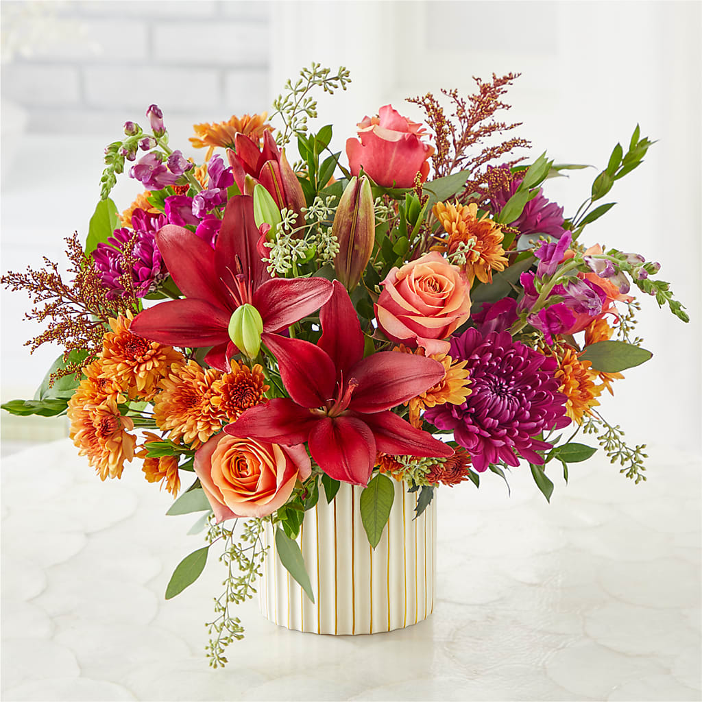 Burgundy Landscape Bouquet – DAISY'S FLOWER SHOP, Hemet CA