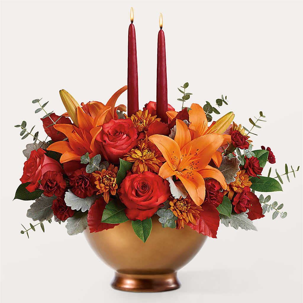 Fruits of Fall Centerpiece – DAISY'S FLOWER SHOP, Hemet CA