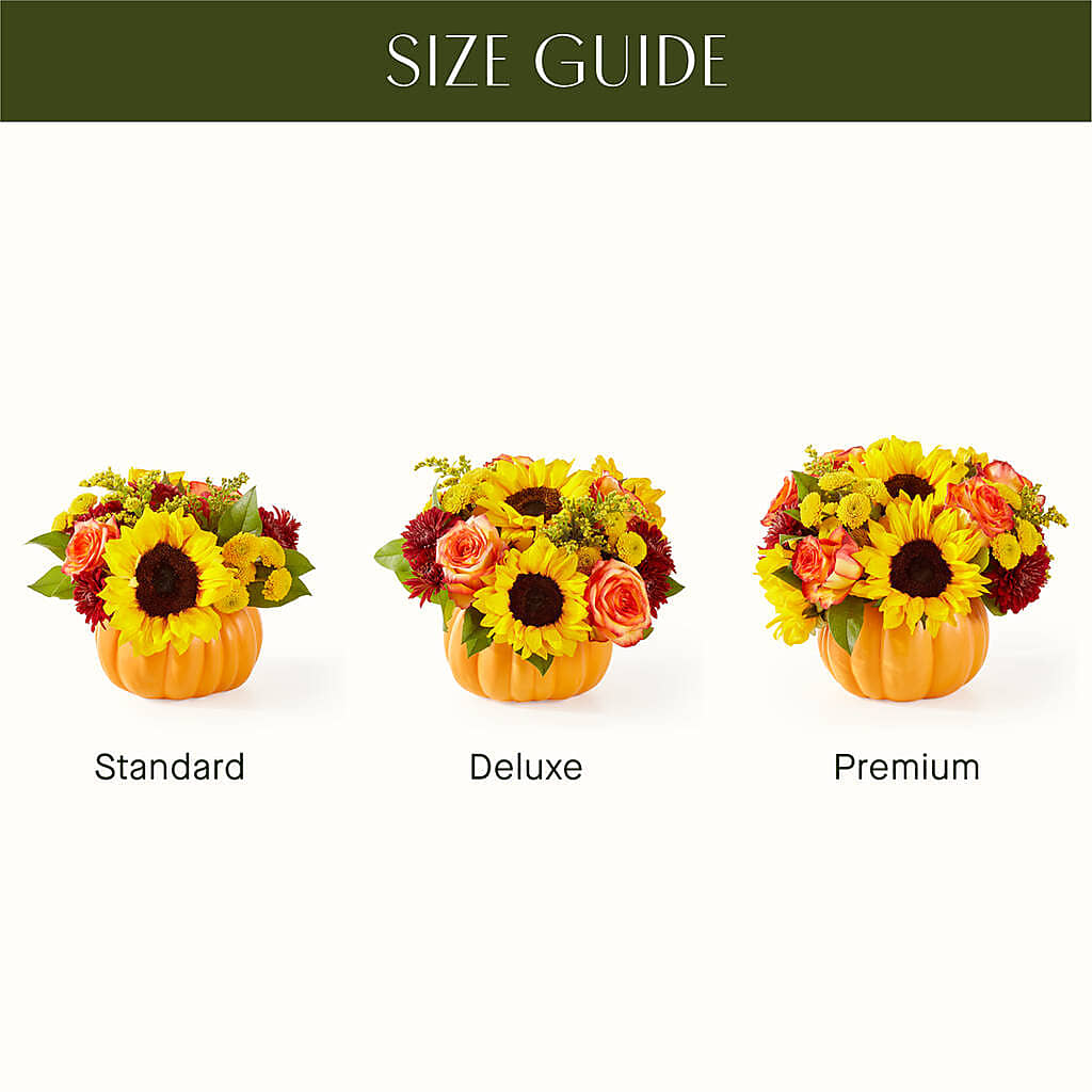 Golden Gourd Pumpkin Bouquet – DAISY'S FLOWER SHOP, Hemet CA