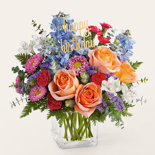 Birthday Bash Bouquet – DAISY'S FLOWER SHOP, Hemet CA