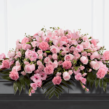 Garden of Comfort Casket Spray (Standard) – DAISY'S FLOWER SHOP, Hemet CA