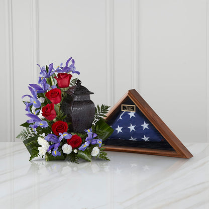 Patriotic Tribute Arrangement – DAISY'S FLOWER SHOP, Hemet CA