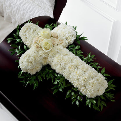 Peaceful Memories Casket Spray (Standard) – DAISY'S FLOWER SHOP, Hemet CA