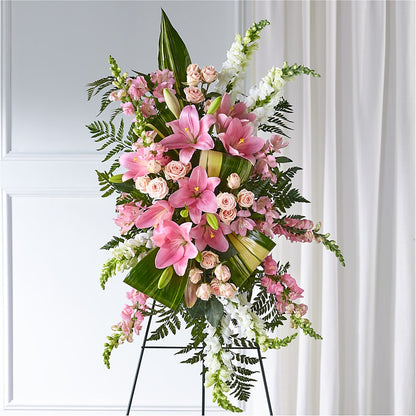 Elegant Embrace Standing Spray – DAISY'S FLOWER SHOP, Hemet CA