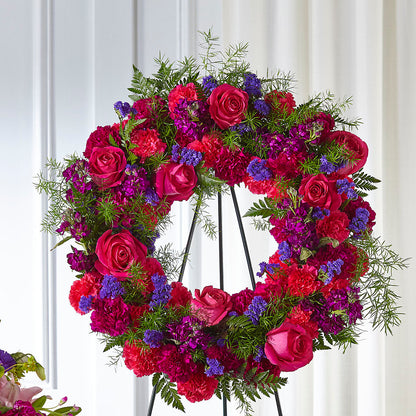 Calming Colors Wreath – DAISY'S FLOWER SHOP, Hemet CA
