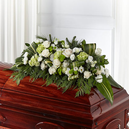 Hopeful Gesture Casket Spray – DAISY'S FLOWER SHOP, Hemet CA