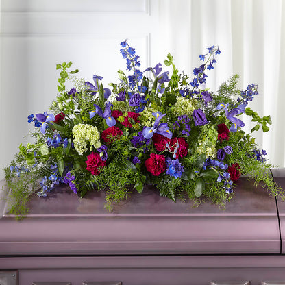 Always Treasured Casket Spray – DAISY'S FLOWER SHOP, Hemet CA
