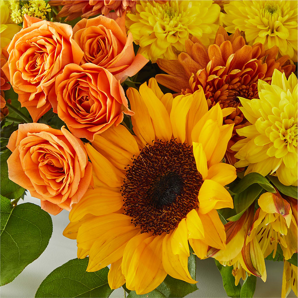 Autumn Harmony Centerpiece – DAISY'S FLOWER SHOP, Hemet CA