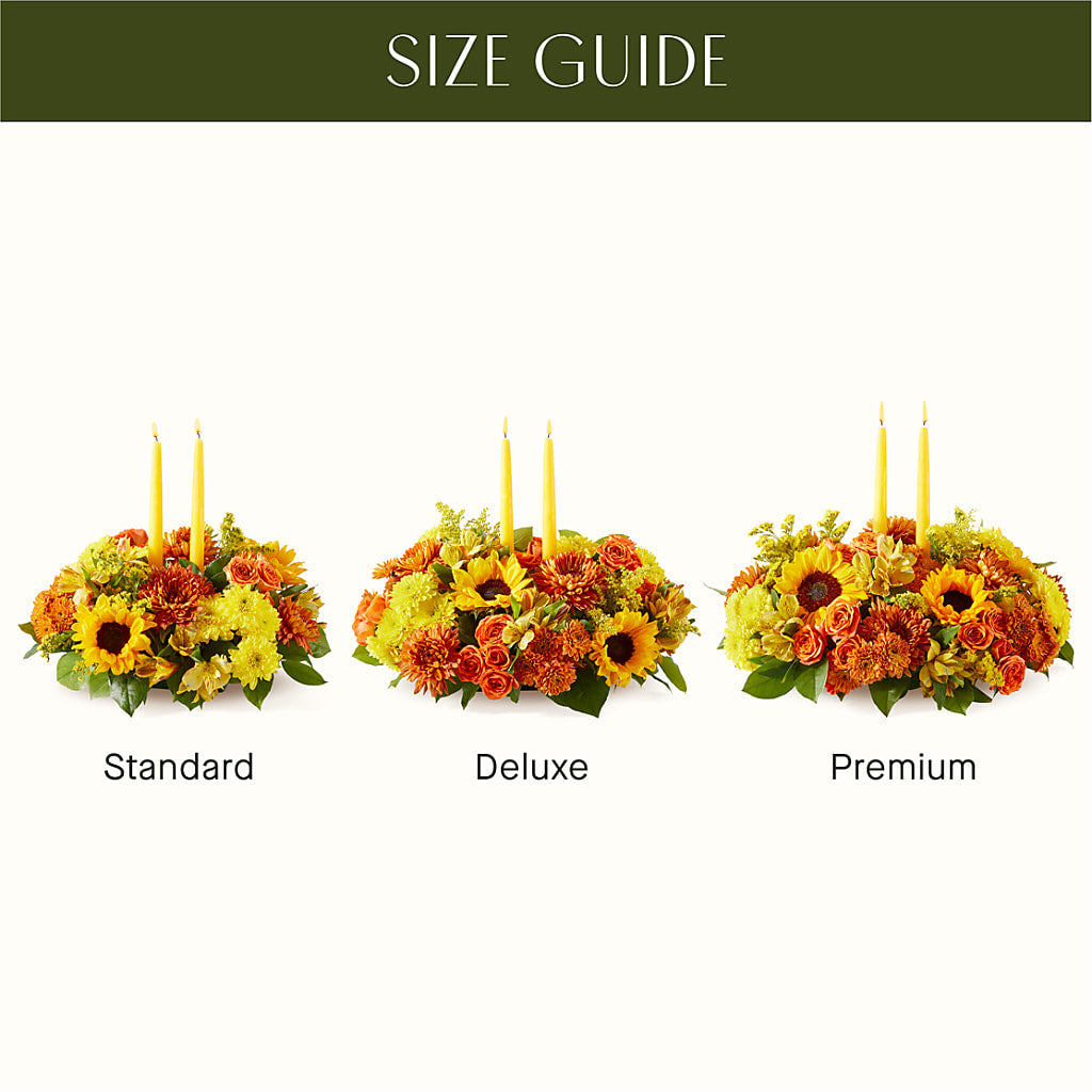 Autumn Harmony Centerpiece – DAISY'S FLOWER SHOP, Hemet CA