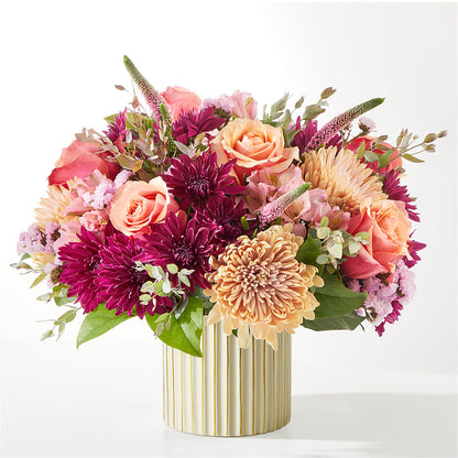 Berry Cobbler Bouquet with Ivory Vase – DAISY'S FLOWER SHOP, Hemet CA