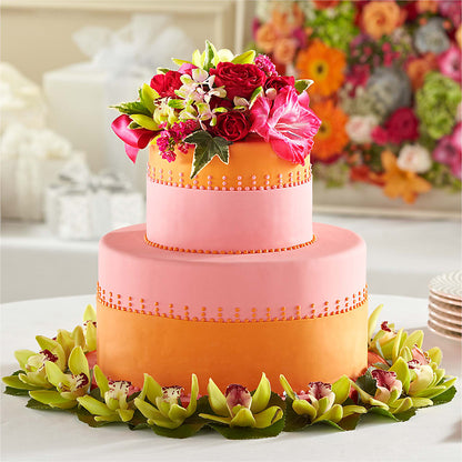 Sweet Citrus Cake Decor – DAISY'S FLOWER SHOP, Hemet CA